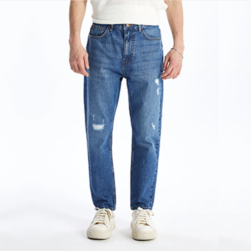 Image de Carrot Fit Men's Denim Trousers