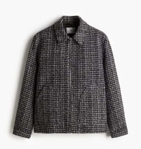 Image de Regular Fit Tweed overshirt