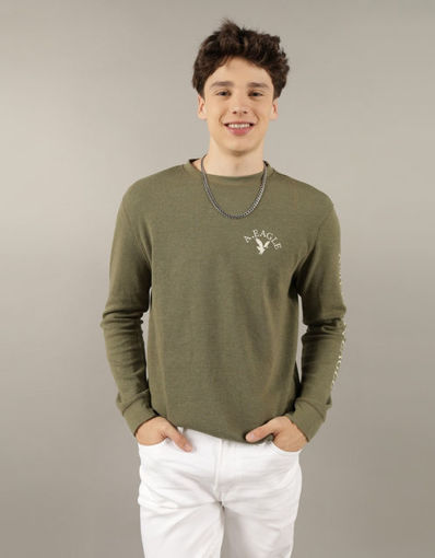 Image de Long-Sleeve Logo Graphic Thermal T-Shirt