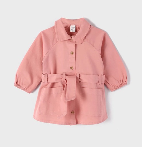 Image de Shirt Collar Long Sleeve Baby Girl Dress
