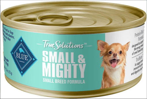 Image de Blue Buffalo True Solutions Small & Mighty Natural Wet Food for Adult Small Breed Dogs, Chicken, 5.5-oz cans