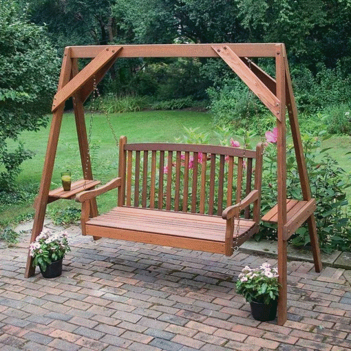 Image de Musky Wood Swing - Brown