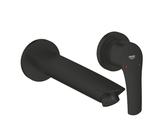 Image de Grohe 2-Hole Basin Mixer Eurosmart Cosmopolitan Matt Black