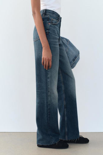 Image de TRF HIGH-WAIST WIDE-LEG FULL-LENGTH JEANS