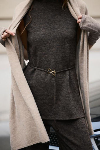 Image de SOFT PIQUÉ HIGH NECK TOP