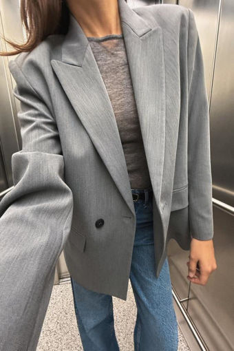 Image de OVERSIZE DOUBLE-BREASTED BLAZER