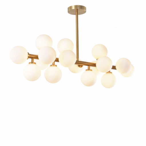 Image de Bomb 16 Lights Gold Chandelier